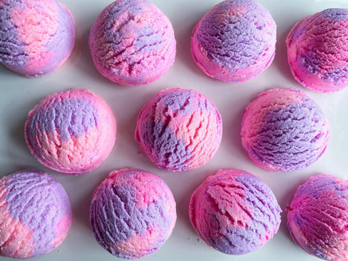 The Sass Bar Love You Berry Much Icecream Scoop Solid Bubble Bath (NOT SOAP)